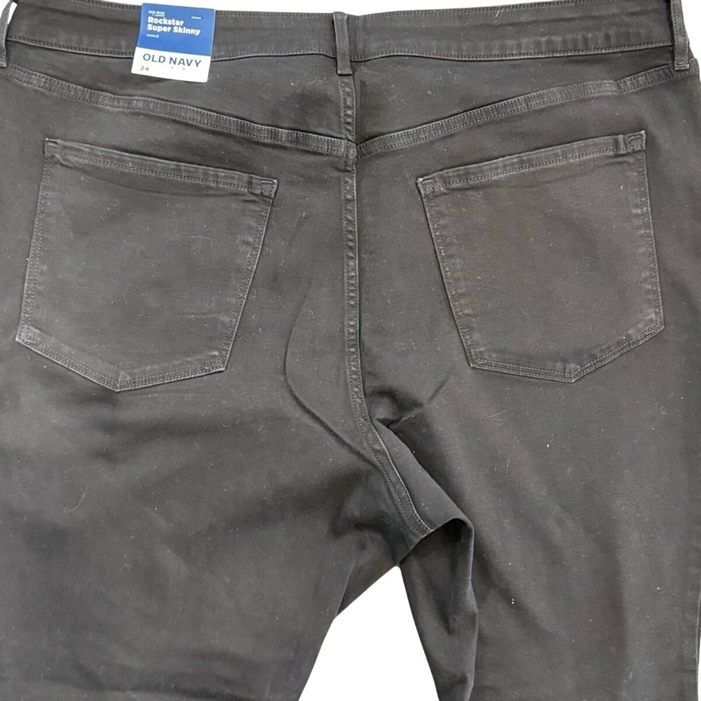 Old Navy Plus Size 24 Mid-Rise Rockstar Super Skinny Jeans NWT‎ - Picture 9 of 9